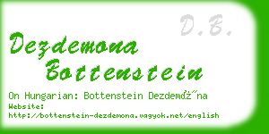 dezdemona bottenstein business card